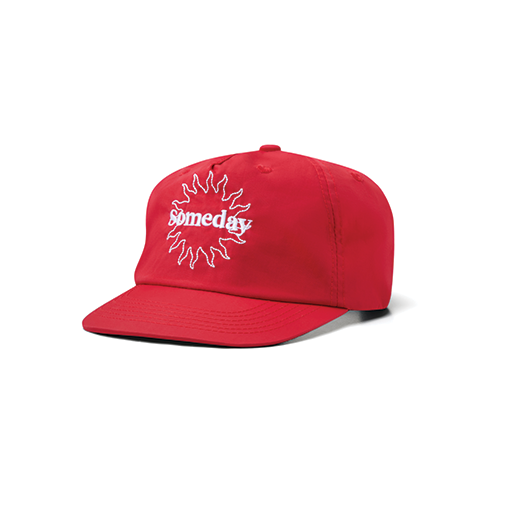 LOGO CAP | RED NYLON